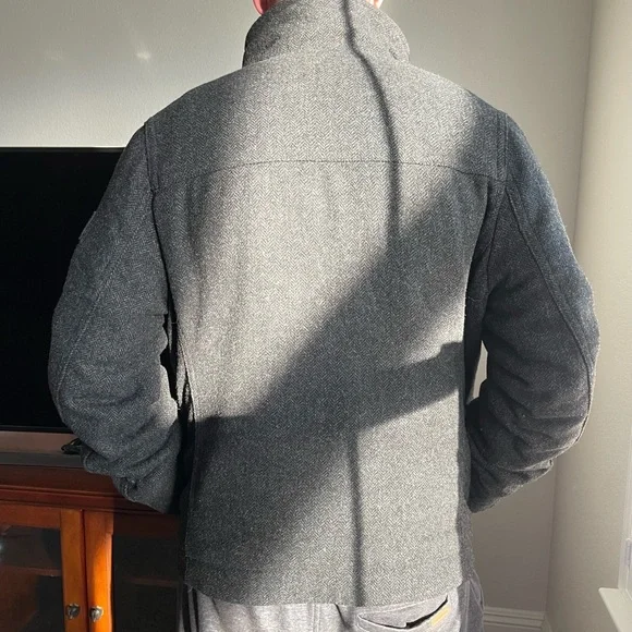 Abercrombie & Fitch Premium Wool Coat L - Picture 15 of 16